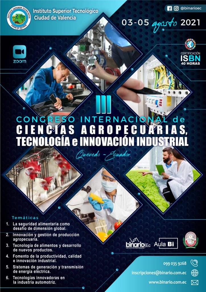 III Congreso Internacional de Ciencias Agropecuarias, Tecnología e ...