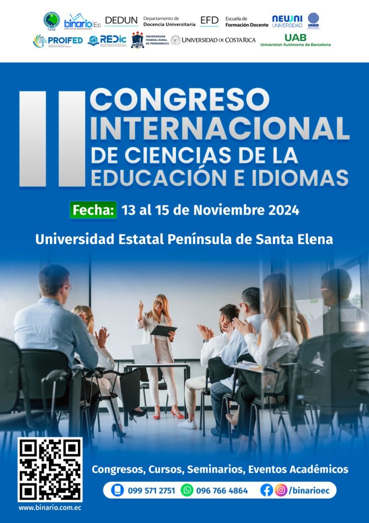 II Congreso Internacional de Ciencias de la Educación e Idiomas – Binario